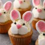 cute bunny cupcakes marshmallow ears First Image