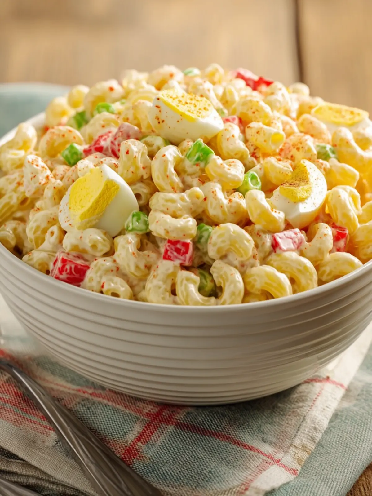 Creamy and Old Fashioned Classic Southern Macaroni Salad First Image