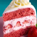 vegan strawberry cake First Image