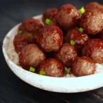 Crockpot Sweet and Sour Meatballs First Image