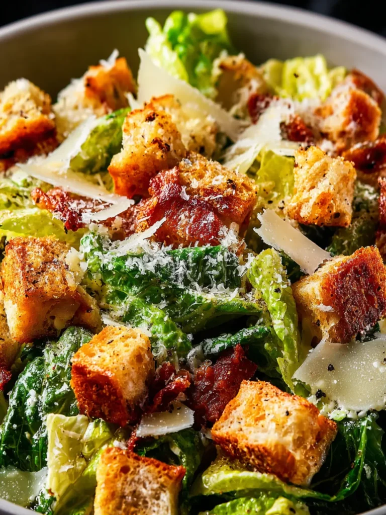 Delicious Caesar Salad with Homemade Dressing You’ll Love First Image
