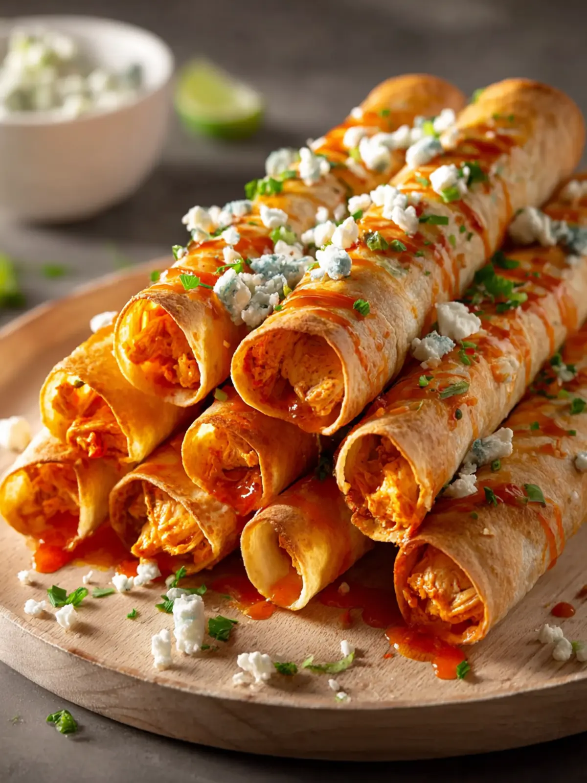 Spicy Buffalo Chicken Taquitos: Perfect Game Day Bites First Image