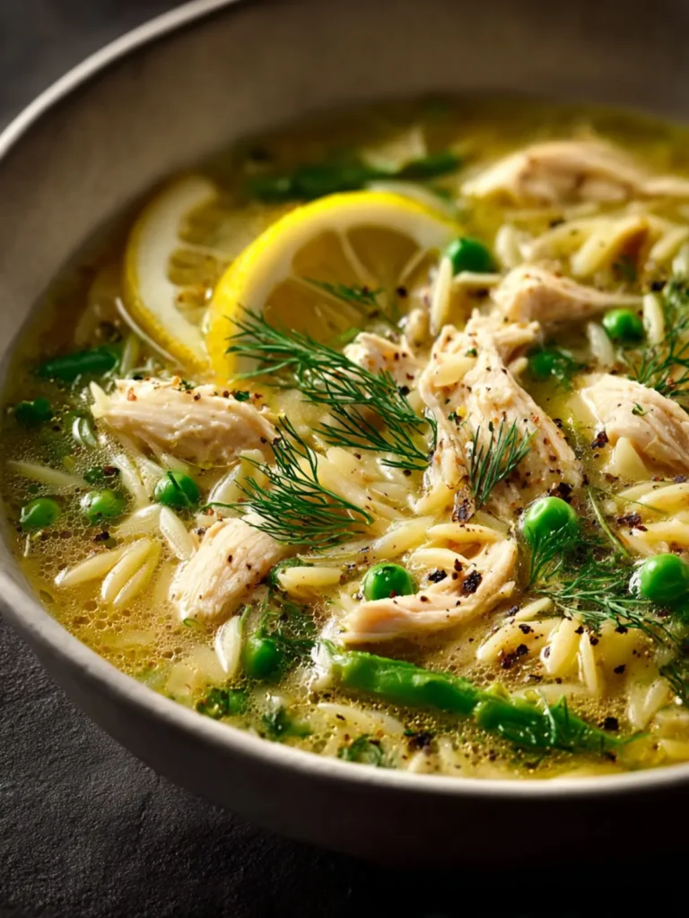 Spring Chicken Orzo Soup: Fresh Dill & Zesty Lemon First Image