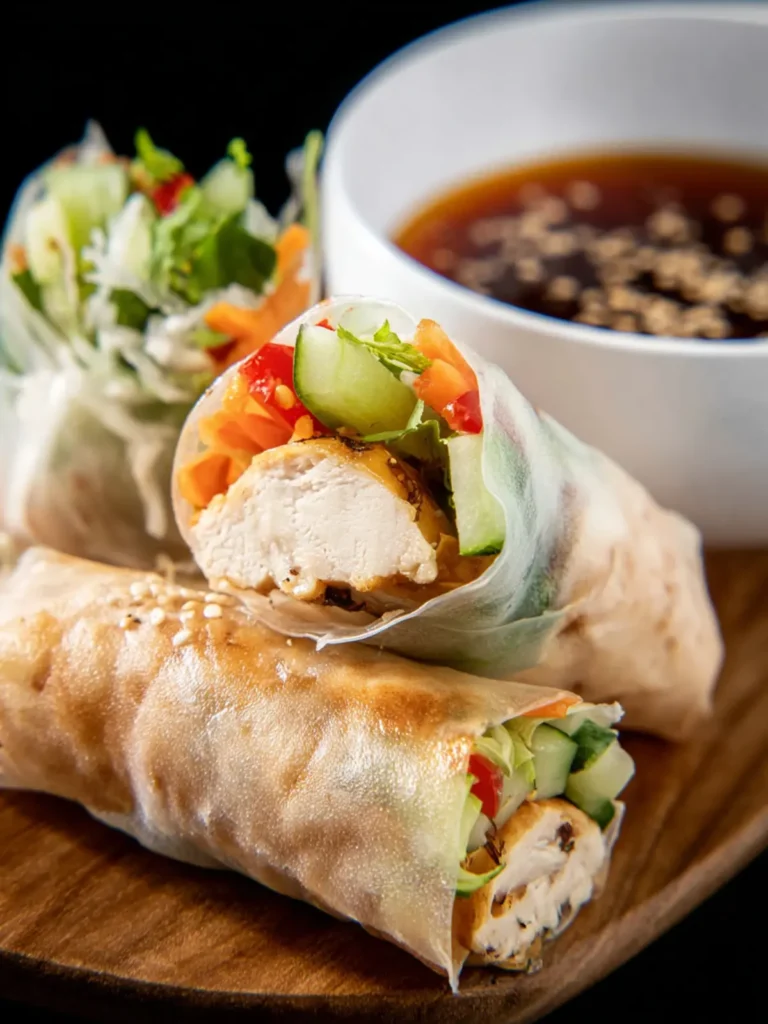 Chicken Spring Rolls First Image