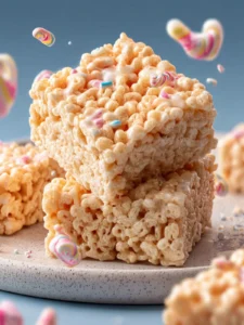 Condensed Milk Rice Krispie Treats First Image