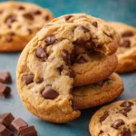 Eggless Chocolate Chip Cookies First Image