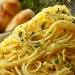 Angel Hair Pasta with Garlic and Herbs (Pasta Packet Copycat!) First Image