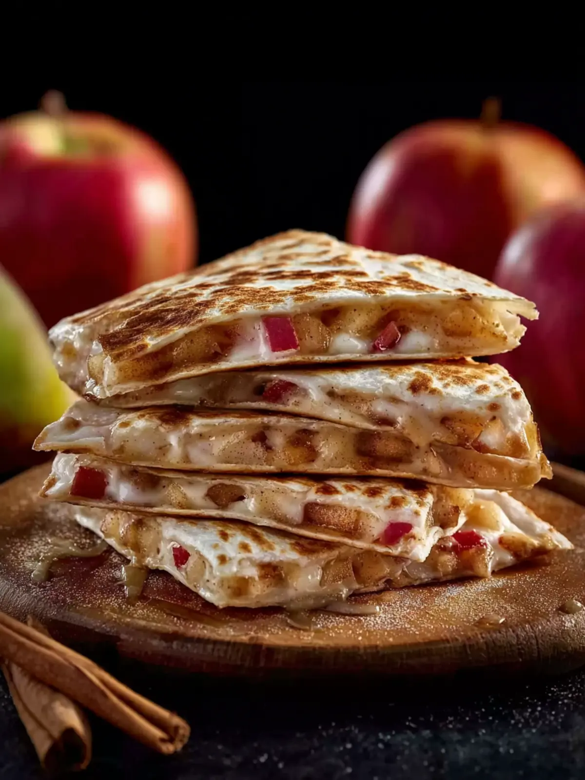 Apple Cheesecake Breakfast Quesadillas First Image