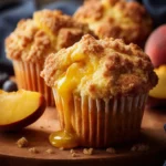Peach Cobbler Muffins First Image