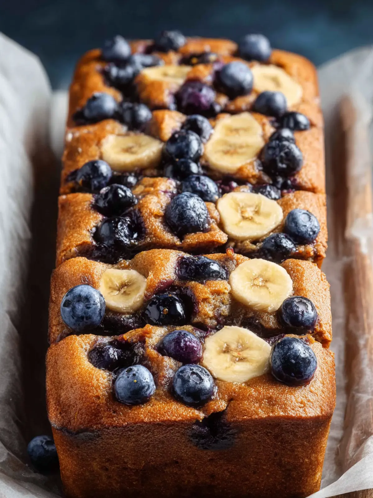 Blueberry Banana Bread First Image